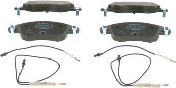 Тормозные колодки Bosch (Low-Metallic) передние для Citroen C5 I 2001-2008. Артикул 0 986 424 598