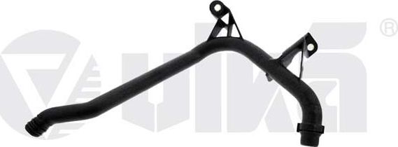 Патрубок радиатора (системы охлаждения) Vika (полимерный материал). Артикул 19748701