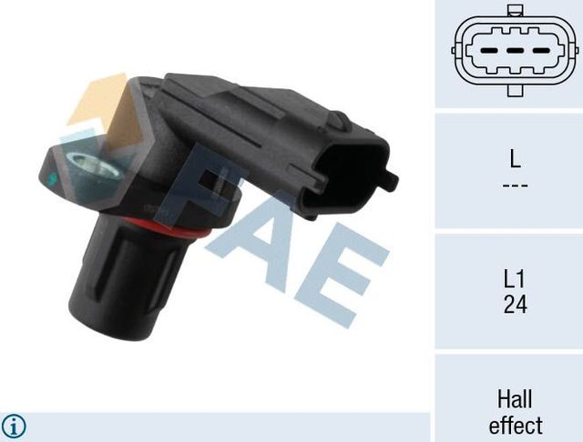 Датчик положения распредвала FAE для УАЗ Patriot I 2006-2025. Артикул 79474