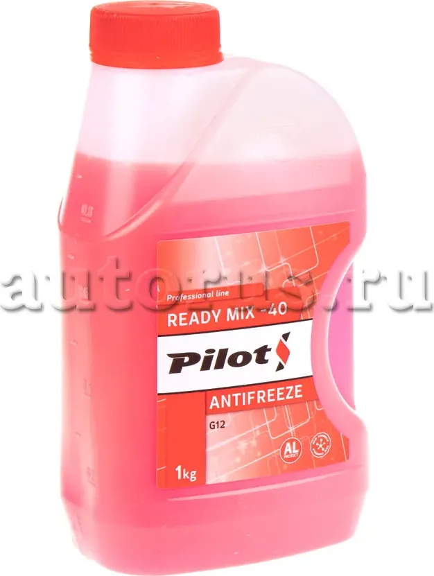 Антифриз PILOTS Red Line 40 G12 готовый -40C красный 1 кг 3208 Pilots. Артикул 3208