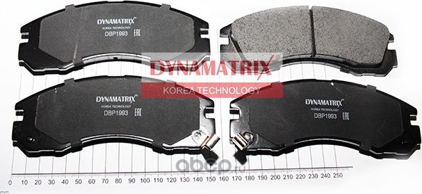 Колодки тормозные дисковые (Dynamatrix-Korea) Dynamatrix-Korea. Артикул DBP1993