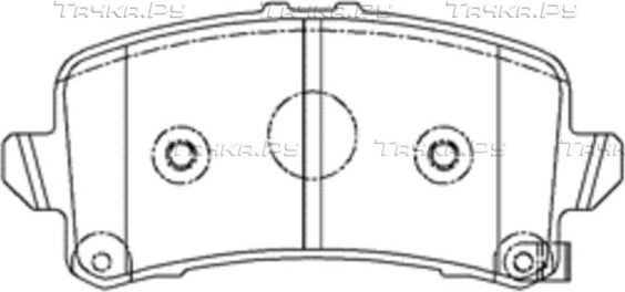 Тормозные колодки CTR. Артикул GK1533