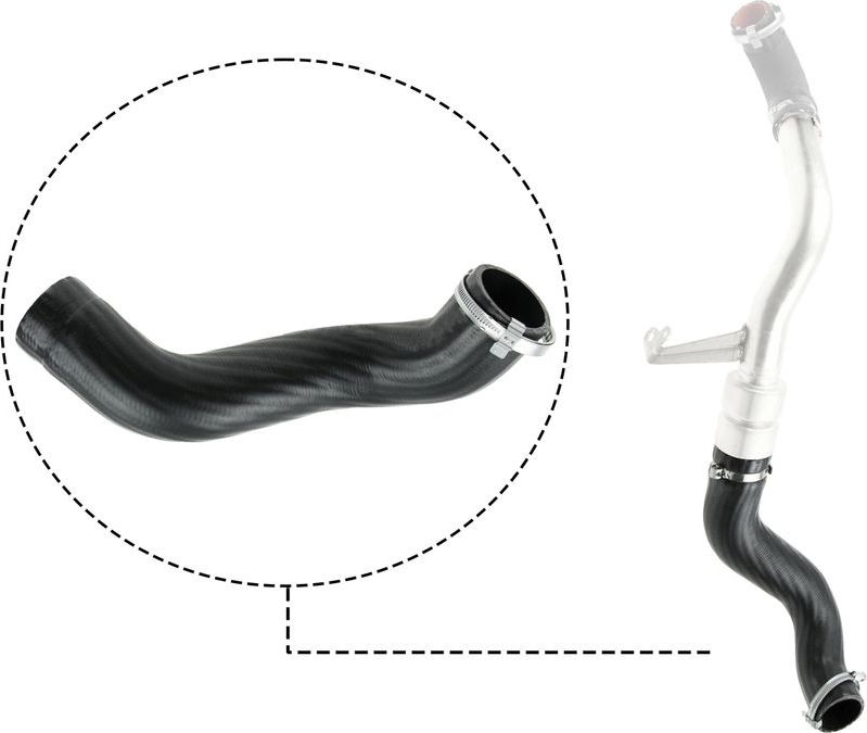 Патрубок интеркулера Gates (Силикон). Артикул 09-0660