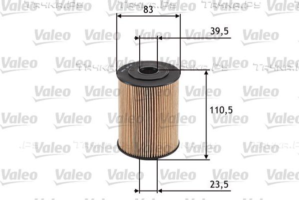 Масляный фильтр Valeo для Porsche Cayenne II (958) 2010-2014. Артикул 586526
