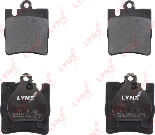 Тормозные колодки LYNXauto. Артикул BD-5321