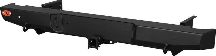 Бампер силовой OJ задний (с ПТФ Eagle Eye LED R, подсветкой номера, упорами под реечный домкрат, квадратом под фаркоп 50х50) для Great Wall Wingle 5 2011-2026. Артикул 03.147.01