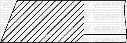 Поршневые кольца Yenmak. Артикул 91-09878-000