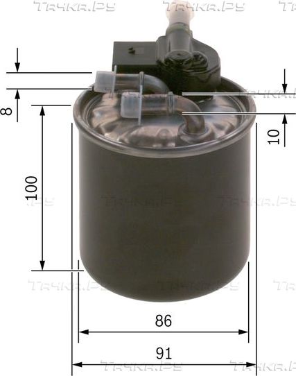 Топливный фильтр Bosch. Артикул F 026 402 843