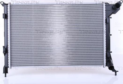 Радиатор охлаждения двигателя Nissens для MINI Cabrio I (R52) 2004-2008. Артикул 69702A