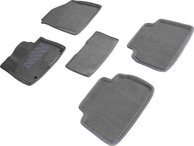 Коврики Seintex 3D ворсовые для салона Hyundai Tucson IV 2021-2026 СЕРЫЕ. Артикул 96497