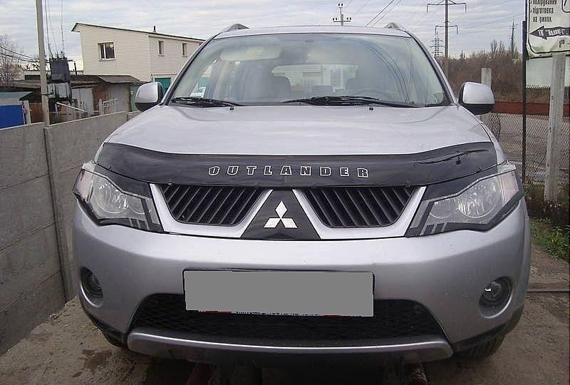 Дефлектор Vip-Tuning для капота Mitsubishi Outlander XL 2007-2009. Артикул MSH10