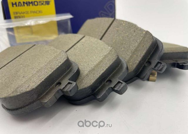 Колодки тормоз. перед керамика Haval Dargo 2WD (Hanmo). Артикул HM16051