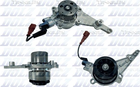 Помпа (водяной насос) Dolz для Skoda Octavia A8 2019-2026. Артикул A268V