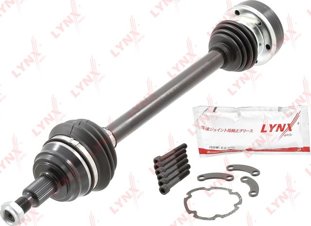 Полуось (привод в сборе, приводной вал) LYNXauto левая для Volkswagen Bora 1998-2005. Артикул CD-1225