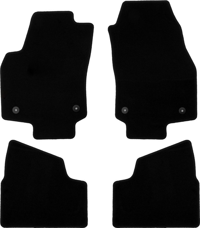 Коврики Klever Econom для салона Opel Astra H седан 2007-2010. Артикул KLEVER01372101200k