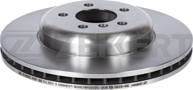 Тормозной диск Zekkert передний для BMW 6 III (F06/F13/F12) 2011-2018. Артикул BS-6160