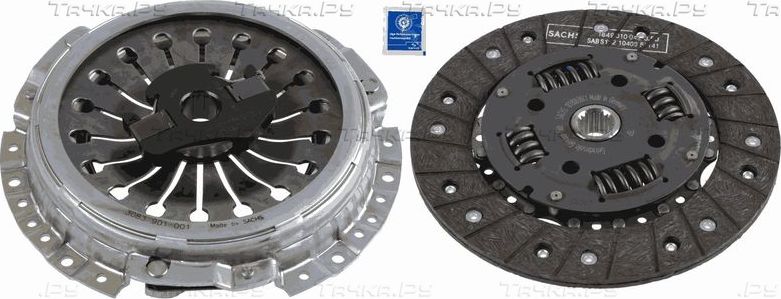 Сцепление (комплект) SACHS для Citroen ZX 1992-1997. Артикул 3000 855 401