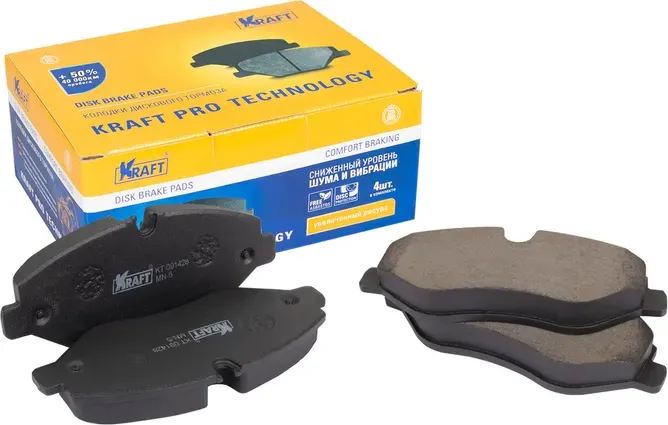 Колодки тормозные MB/VW SPRINTER/VIANO/VITO/CRAFTER 03- перед. (Kraft). Артикул KT091428