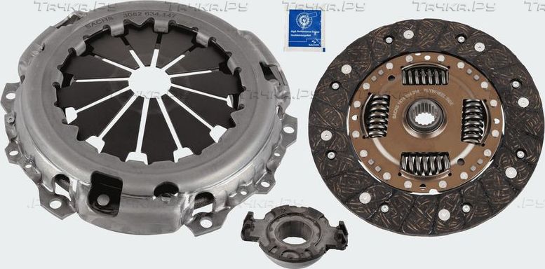 Сцепление (комплект) SACHS для Peugeot 106 I 2000-2004. Артикул 3000 951 690