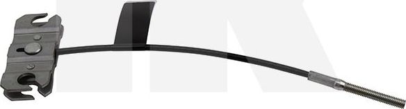 Трос ручника (тросик ручного тормоза) NK передний для Subaru Outback II 2000-2003. Артикул 904401