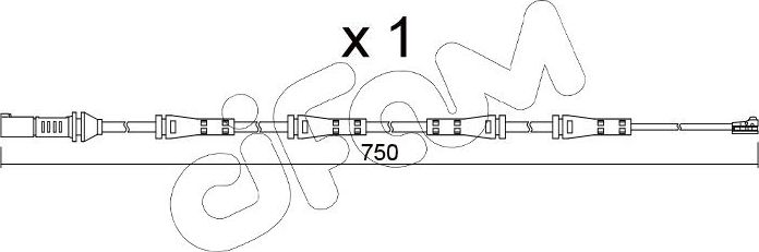 Датчик износа тормозных колодок  Metelli. Артикул SU.373