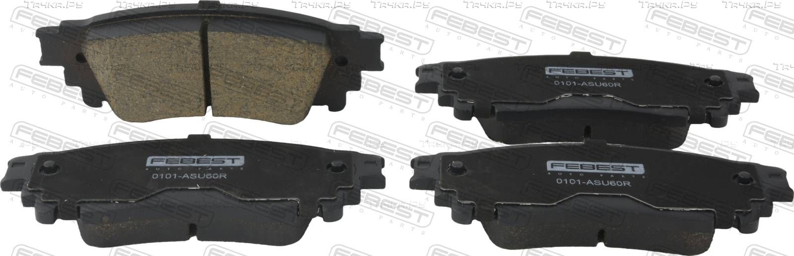 Тормозные колодки Febest задние для Toyota RAV4 V (XA50) 2018-2026. Артикул 0101-ASU60R