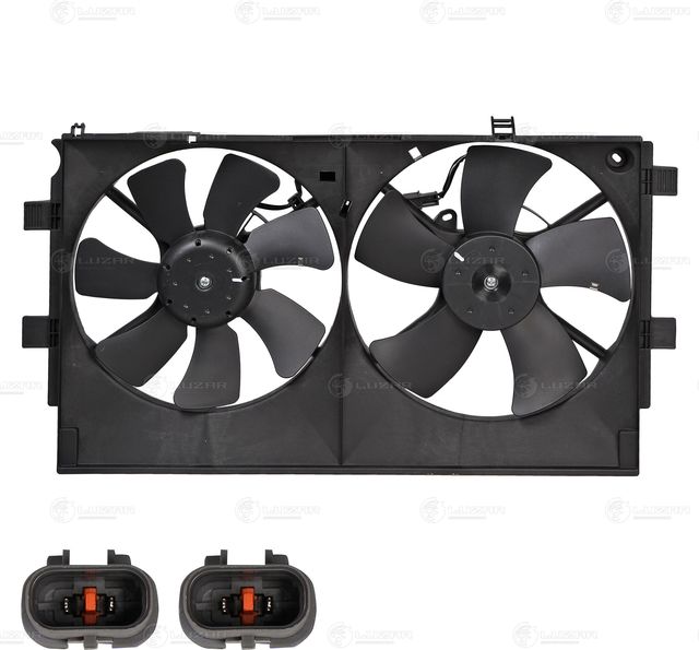 Вентилятор радиатора двигателя Luzar для Citroen C-Crosser 2008-2013. Артикул LFK 1104