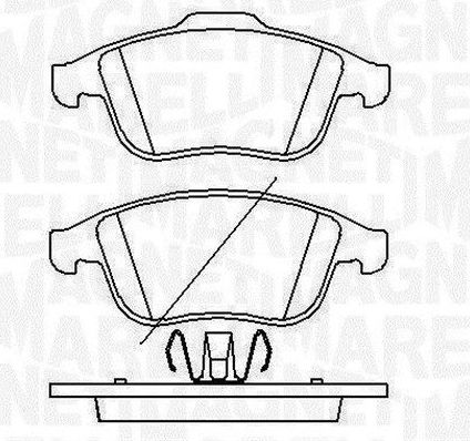 Тормозные колодки Magneti Marelli. Артикул 363916060429