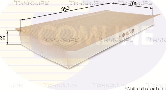 Салонный фильтр Comline для Ford Tourneo Connect I 2002-2013. Артикул EKF113