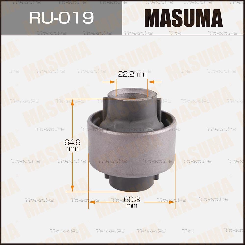 Сайлентблок переднего рычага подвески Masuma правый/левый для Toyota Progres 1997-2007. Артикул RU-019