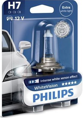 Лампа галогенная Philips WhiteVision. Артикул 12972WHVB1