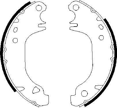 Тормозные колодки Bosch задние для Citroen AX 1991-1996. Артикул 0 986 487 274