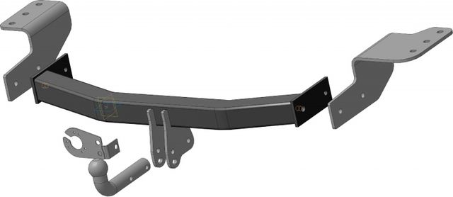 Фаркоп Трейлер для Toyota Fortuner II (кроме модификации с функцией свободные руки) 2017-2026. Артикул 7870