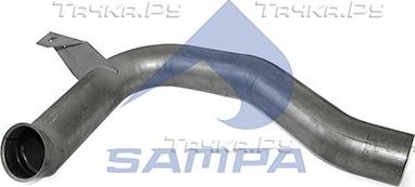 Глушитель Sampa передний для DAF CF 85 2001-2013. Артикул 051.004