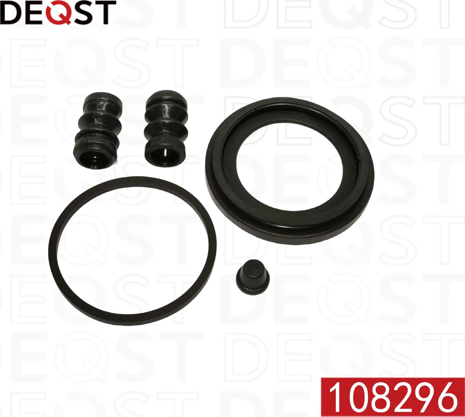 Ремкомплект тормозного суппорта переднего (для поршня O 54mm  суппорт Nissin). HONDA Civic V-VII 91- (Deqst). Артикул 108296