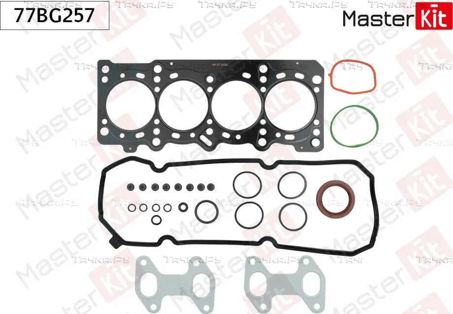 77BG257 Комплект прокладок ГБЦ FIAT 169A4  199A7 (Master KIT). Артикул 77bg257
