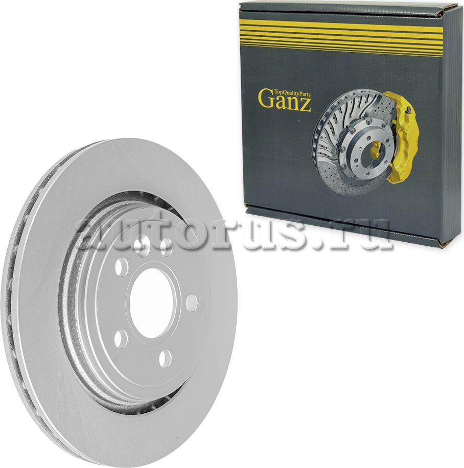 Диск тормозной задний с покрытием (Ganz). Артикул GIJ06264