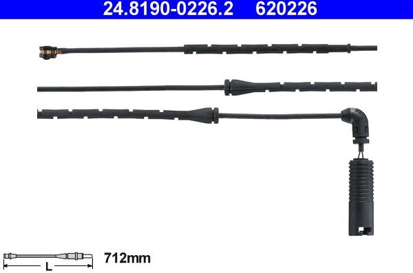 Датчик износа тормозных колодок  ATE. Артикул 24.8190-0226.2