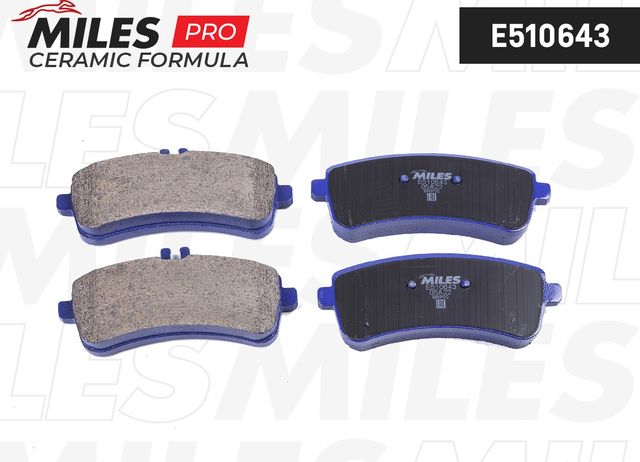 Тормозные колодки Miles (Керамика). Артикул E510643