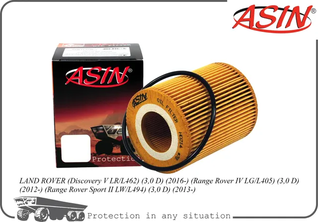 Фильтр масляный (Asin). Артикул ASINHD214