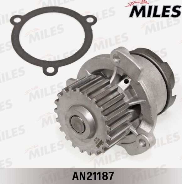 Помпа (водяной насос) Miles для ВАЗ Samara (2108, 2109, 2113, 2114) 1991-2006. Артикул AN21187