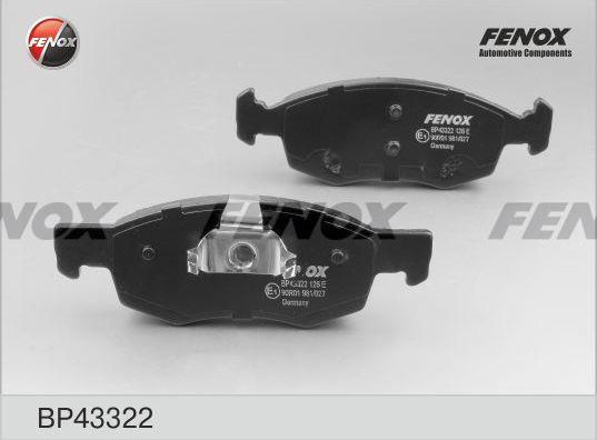 Тормозные колодки Fenox передние для Renault Logan II 2007-2026. Артикул BP43322