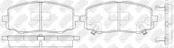 Тормозные колодки NiBK. Артикул PN0448