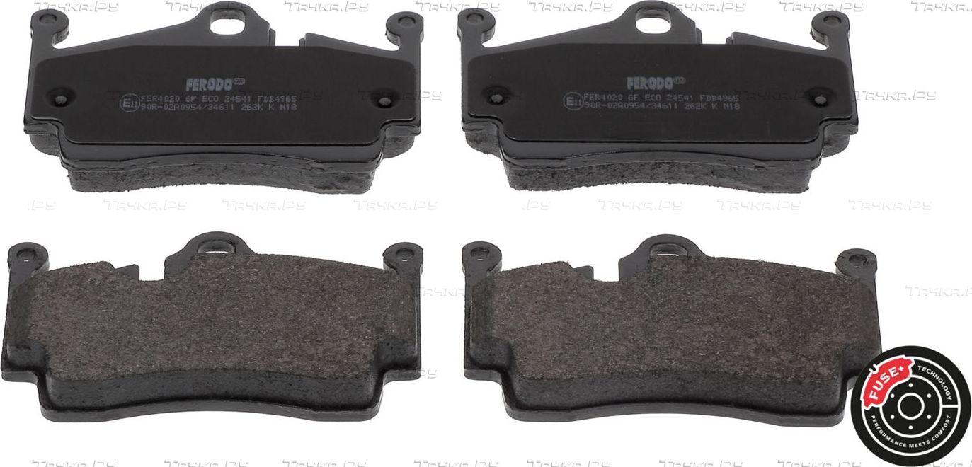 Тормозные колодки Ferodo FUSE+ Technology. Артикул FDB4965
