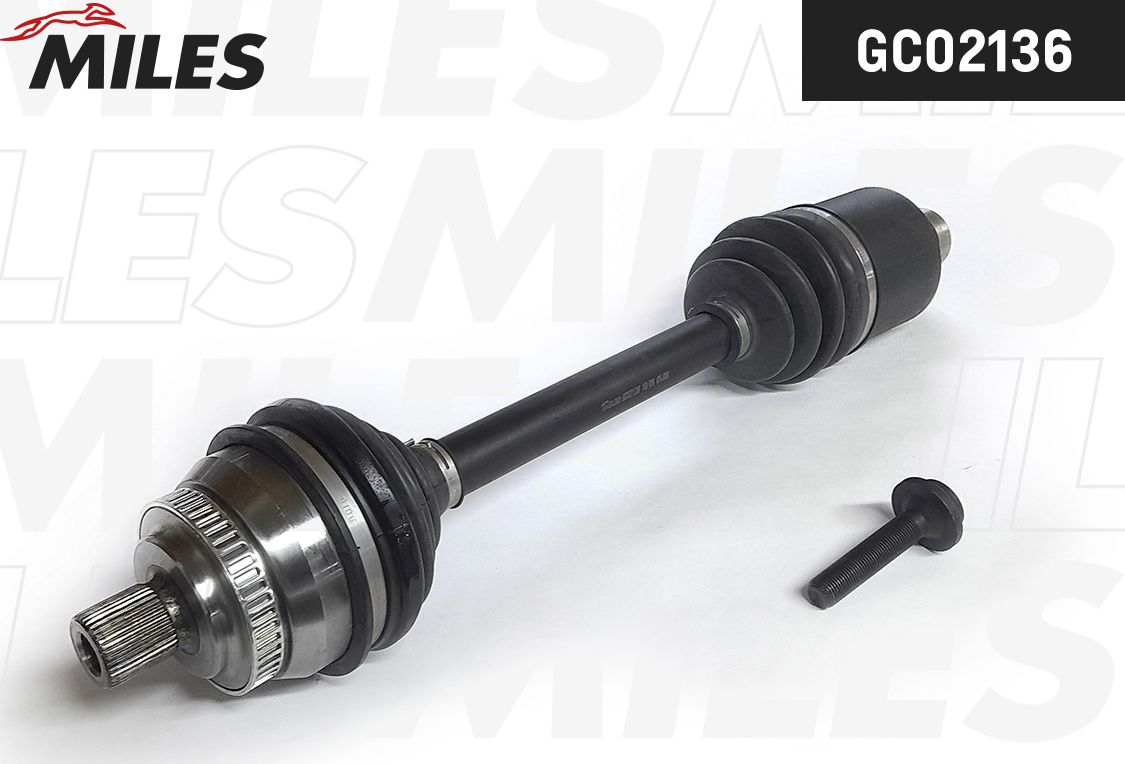 Полуось (привод в сборе, приводной вал) Miles. Артикул GC02136