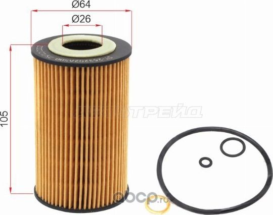 Фильтр масляный картридж HYUNDAI ACCENTELANTRA 1.51.6 06-TUCSON 1.7 15-KIA SPORTAGE 1.7 10-SO (SAT). Артикул ST263202A500