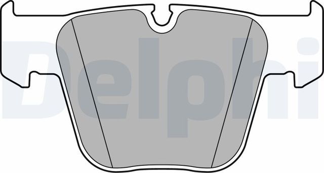 Тормозные колодки Delphi (Low-Metallic) передние для Mercedes-Benz S-Класс IV (W220) 2001-2005. Артикул LP2765