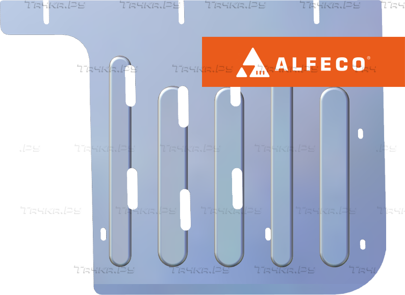 Защита алюминиевая Alfeco для КПП BMW Х1 E84 sDrive 2009-2015. Артикул ALF.34.13al