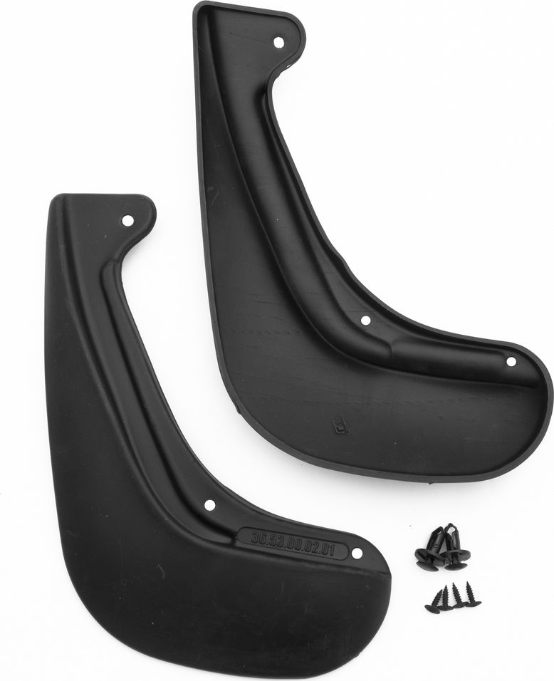 Брызговики REIN Стандарт задняя пара для Nissan Juke рестайлинг 2014-2026. Артикул REIN.36.53.E13