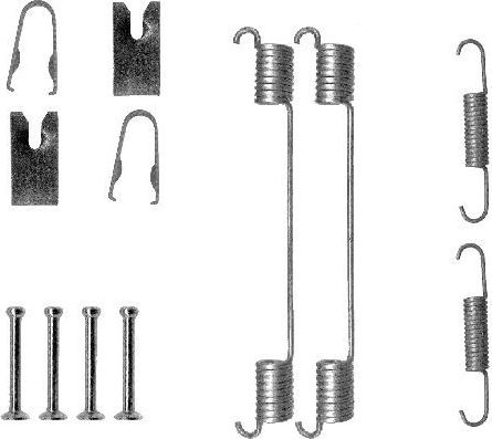 ПРУЖИНЫ БАРАБАННЫХ ТОРМОЗНЫХ КОЛОДОК OPEL T. CORSA 06- Textar. Артикул 97031600